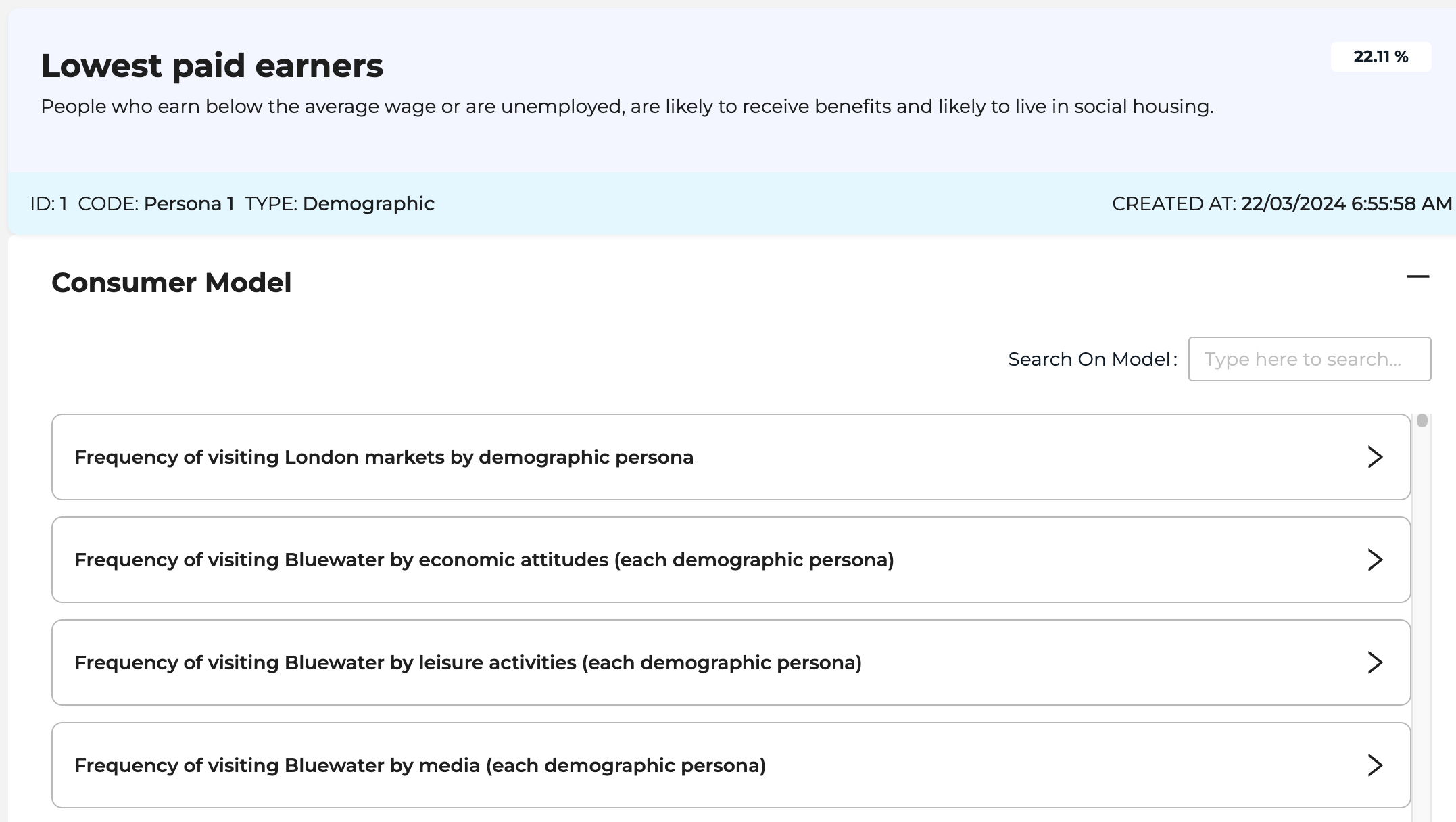 Comprehensive Data Models